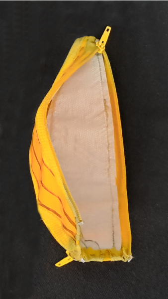 Banane mit Reißverschluss